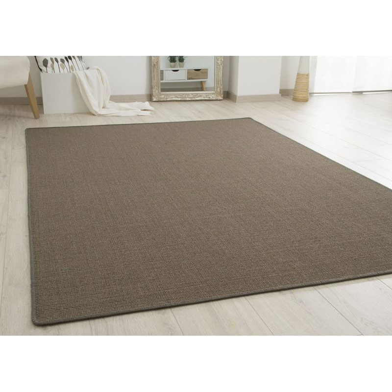 Areesha Solid Colour Flatweave Area Rug, Rectangular 200 x 290cm