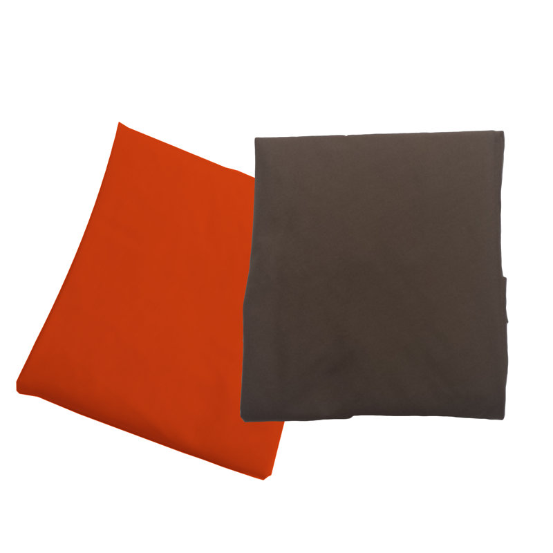 Drap-housse pour lit de bébé Mcintire, Brun / Orange