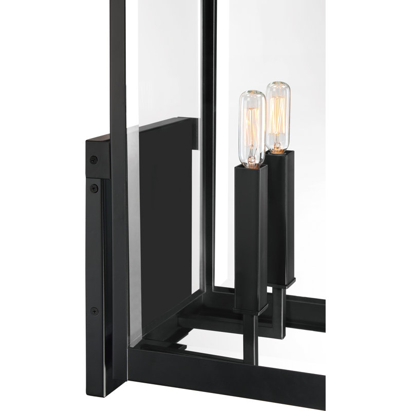 Westover 2-Light Earth Black Outdoor Wall Lantern, Earth Black