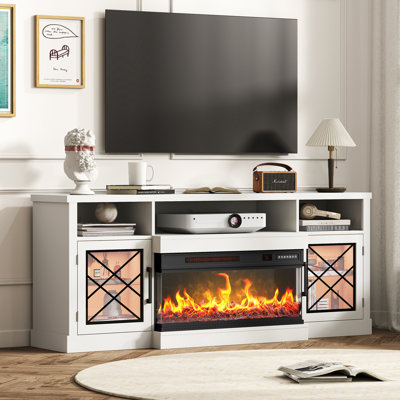 Meuble télé 65 po Farmhouse Fireplace