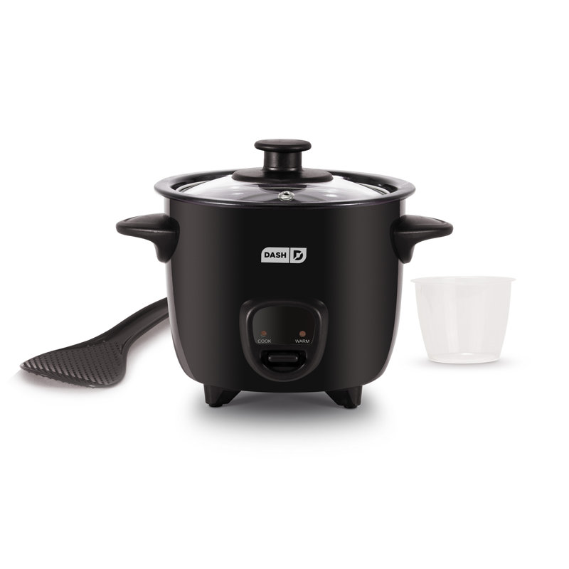 Dash 2 Cup Mini Rice Cooker, Black