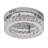 Letitia Modern LED Round Crystal Flush Mount