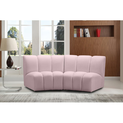 Akvile Upholstered Curved Sectional Symmetrical