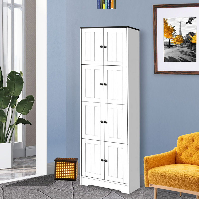 Vetka 24'' Wide Storage Cabinet, White
