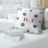 DC Basketball Colors White Twill Pillow