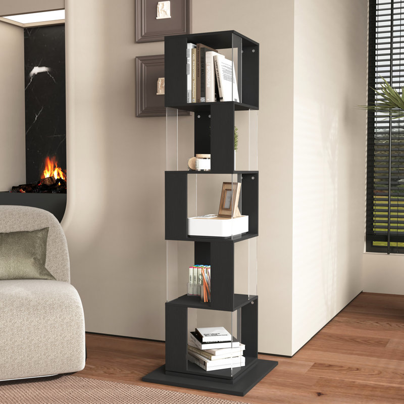 Bibliothèque Creative Creative, (5 Shelves) 61.18"H x 19.12"W, Black