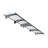 Palram - Canopia Aquila 14 ft. W x 3' 1/4" D Convex Door Awning-16618800