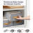 Foldable Drawer Organizers For Clothing - 6 Pack Fabric Closet Organizer With Large Compartments For Jeans, T-Shirts, Sweaters, Pants Storage