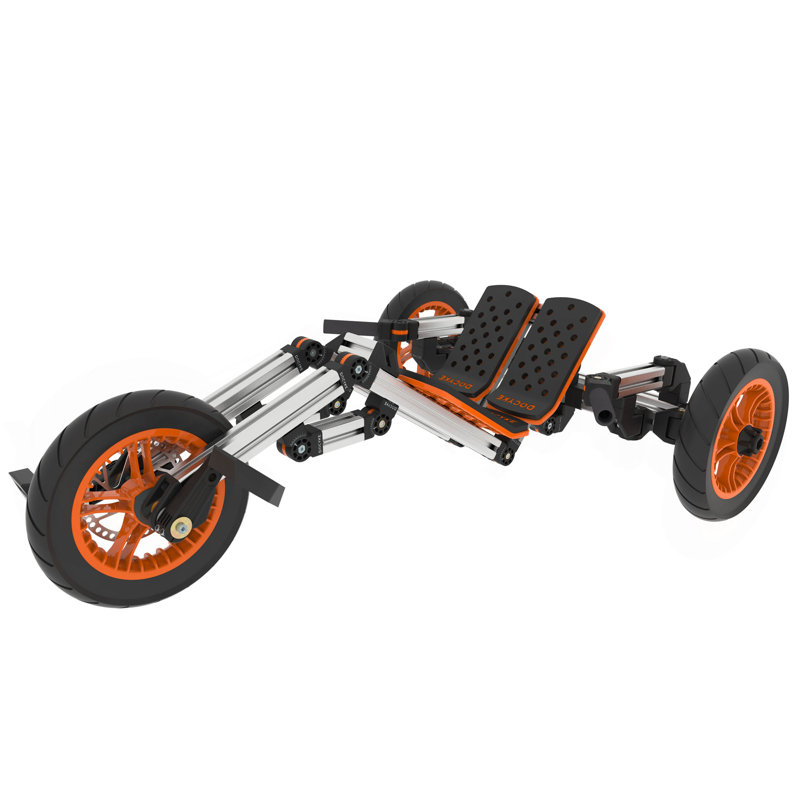 Kidrock Buildable Kit 20 In 1 Kids Go Kart Set, Suitable For 1 To 8 Years Old, Two Wheel Bike, Three Wheel Bike, Go Kart, Sit/Stand Scooter, Etc. Most Popular L Kit (Non Electric)