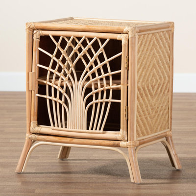Nightstand With Interior Shelf