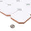 Contemporary Zellige Panels, 12" X 12" X 1/2", Terracotta With Dusty Blue Accents-156557660