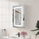 30" H Recessed or Surface LED Mirror Cabinet With Defogger And Adjustable Shelves