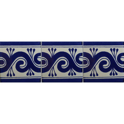Carrelage Caracol azul Talavera 36 pièces 2 po x 2 po