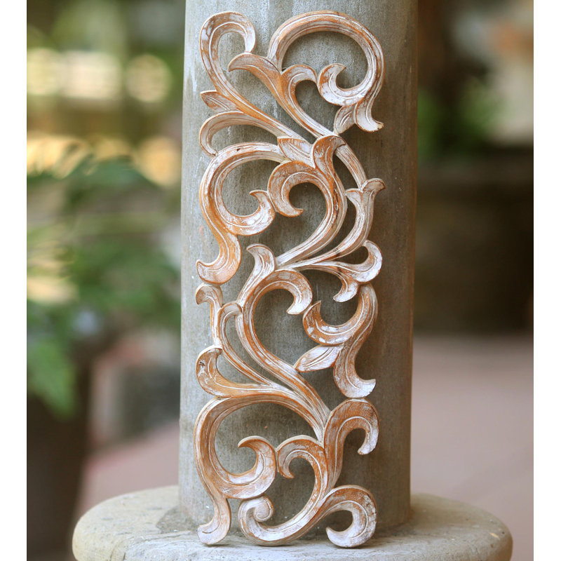 Handmade Traditional Abstract Wall Decor on Solid Wood
