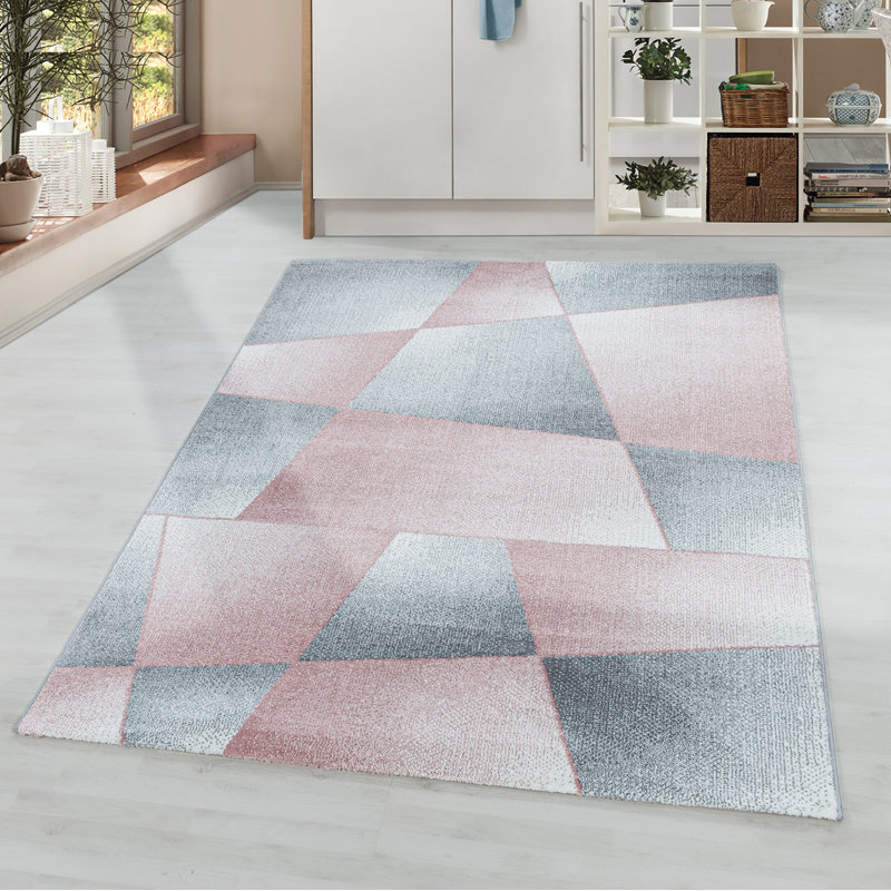 Eustache Solid Colour Flatweave Area Rug, Rectangle 200 x 290cm
