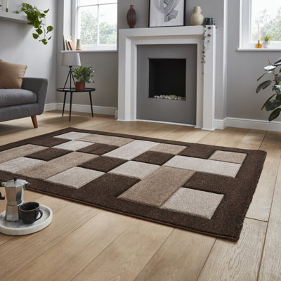 Avawatz area rug Machine Woven Brown