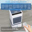 10L Portable Air Cooler Fan with 7 Color Lights, 3-in-1 Cooling Conditioner Humidifier with 4 Ice Boxes and Remote, 24H Timer
