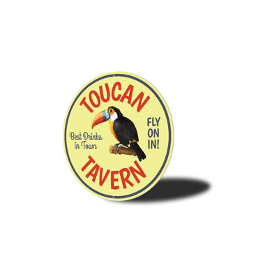 Plaque en aluminium Toucan