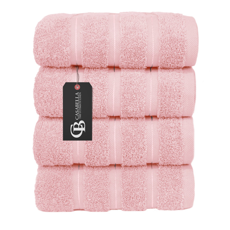 Casabella Luxury Hand Towel, Pink