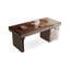 Bureau rectangulaire en bois massif brun noisette-1889806579-1889806588