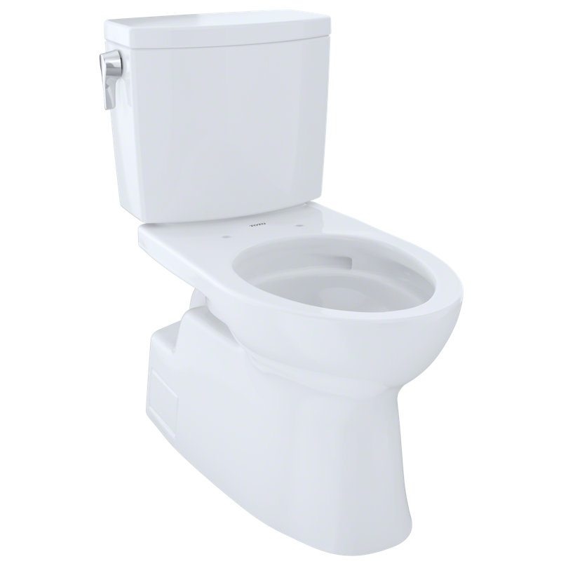 Vespin® II 1 GPF Elongated Two-Piece Toilet, Cotton, Left-Hand