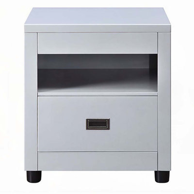 Table de bout avec rangement Dove Grey