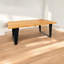 Gidja 115cm Solid Wood Console Table – Modern Entryway Hall Table for Living Room or Hallway Decorative Furniture Accent