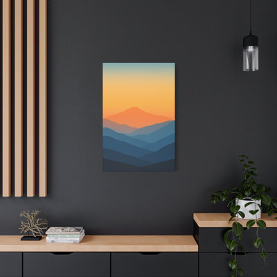Apel Single Picture Frame Print on Canvas