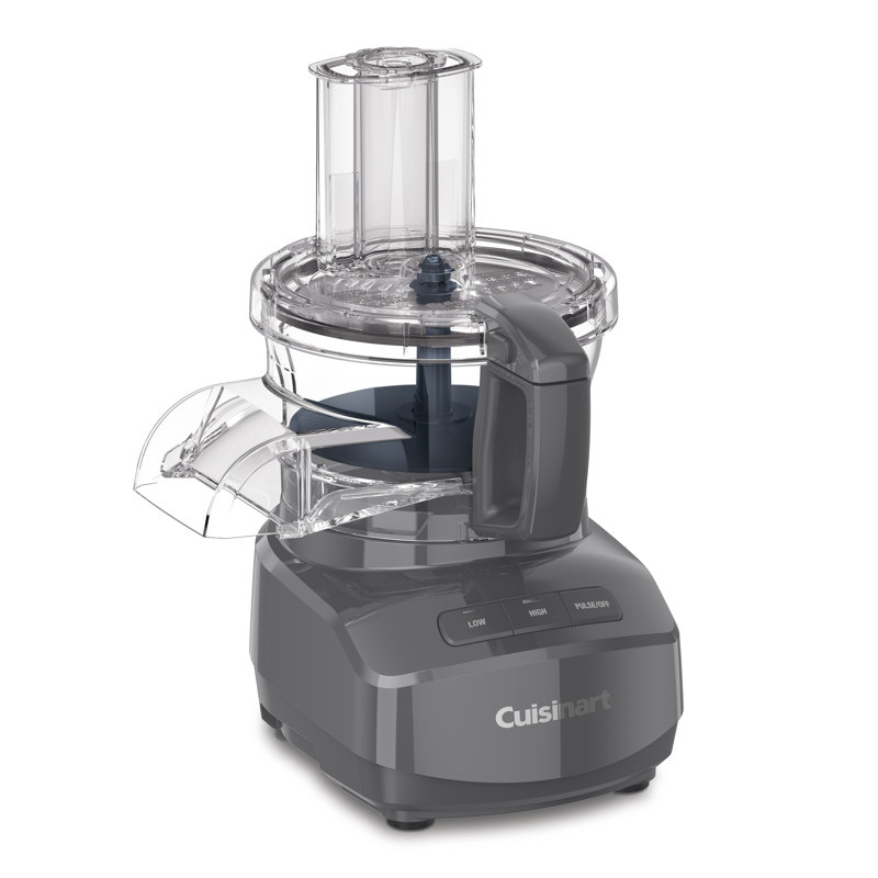 Cuisinart 9-Cup Continuous Feed Food Processor with Fine and Medium Reversible Shredding and Slicing Disc, Universal Blade, Continuous-Feed Attachment, and In-Bowl Storage