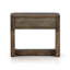 22.25'' Tall 1 - Drawer Nightstand in Brown