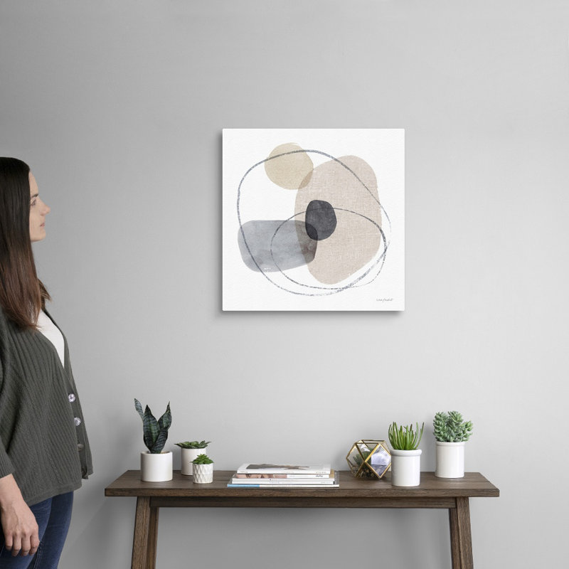 "Think Neutral 11", reproduction d'art par Lisa Audit, Toile tendue, H 20 po x l 20 po, Sans cadre
