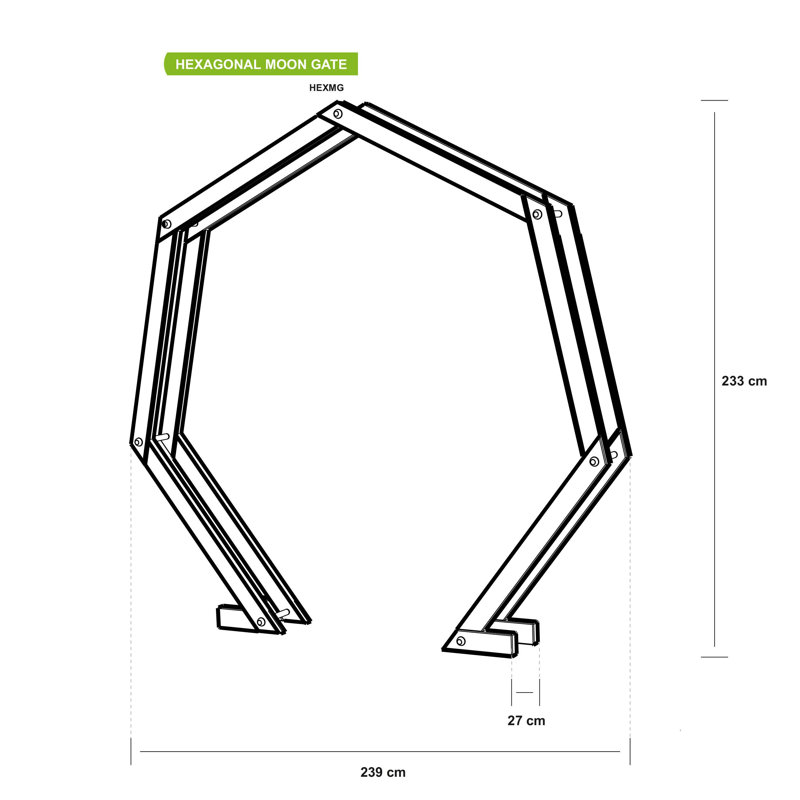Hexagon Moon Gate