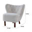 Fauteuil demi-tonneau l 31 po