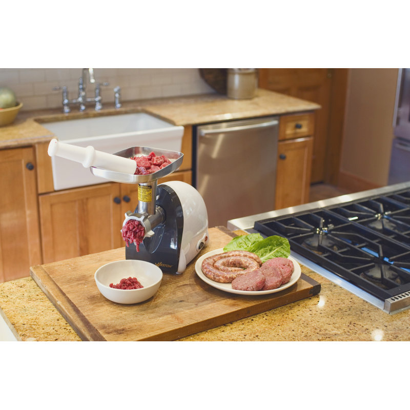 Weston Stainless Steel Electric Meat Grinder