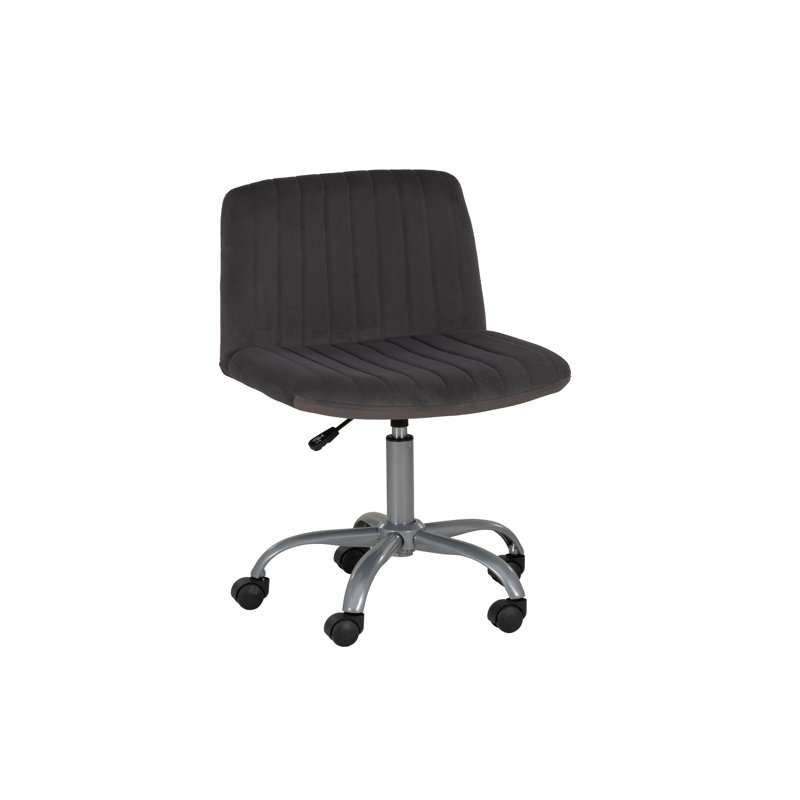 Morency Swivel Office Chair, Gray