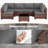 Romanas 8 Piece Patio Conversation Sets With Fire Pit Table-1446252473