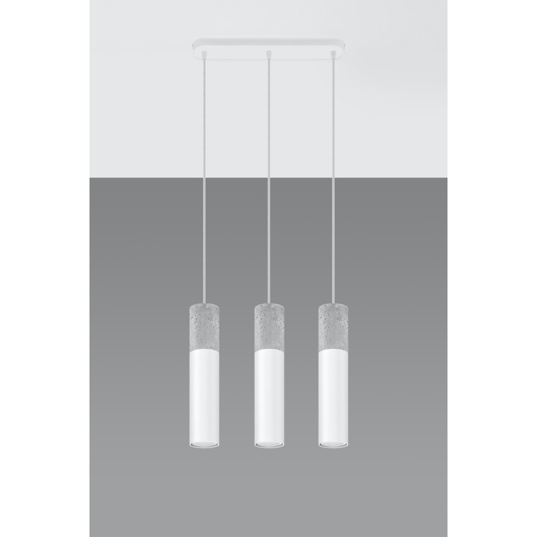 Borgio 3-Light Kitchen Island Cylinder Pendant