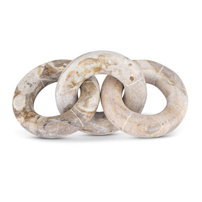 Rings Marble Decorative Object
