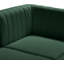 Canapé modulaire réversible en velours de 85,5 po de largeur Enson-743019092