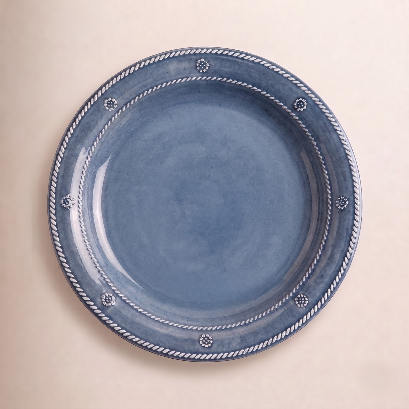 Berry & Thread 11" Dinner Plate, Ocean