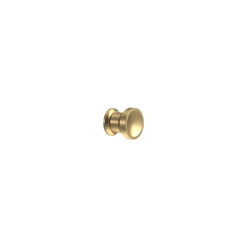 Deltana CHAL10U4 Contemporary Knob, Chalice, 1" Diam. in Brushed Brass, Brushed Brass
