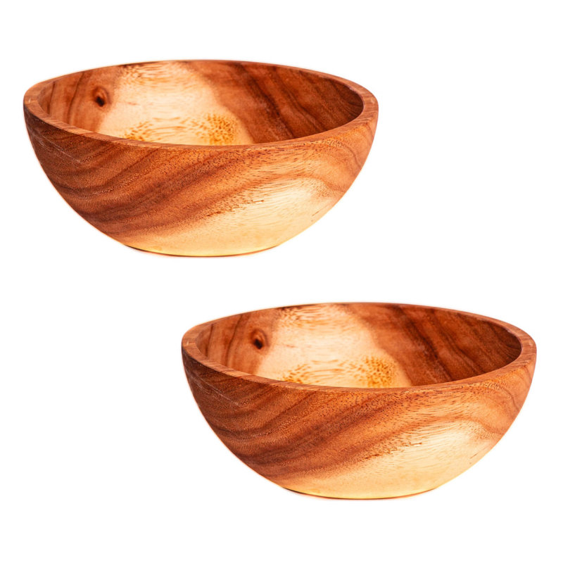 Rainforest Bowls Wood Serving Bowl