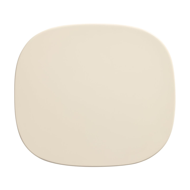 Small Talk Outdoor Side Table, 17" H x 16" W x 14" D, Ivory