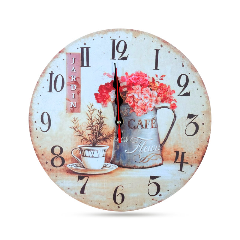 Lamentin Manufactured Wood Wall Clock