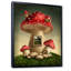 Fantasy Mushroom House - Peinture sur toile-67390873-67390874