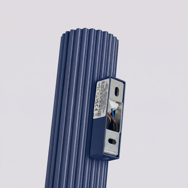 Karbon Aluminium Wall Sconce, Wall lamp KARBON 30 ultramarine, Ultramarine, 2 Lights
