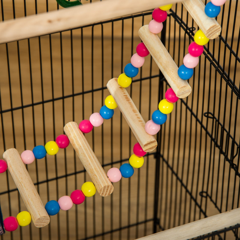 Holbrook Bird Cage for Budgies Finches Canaries with Accessories Toys Tray