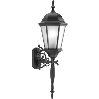 Lanterne murale d'extérieur en verre biseauté Rawson