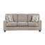 Ensemble de canapé contemporain 3 pièces Taupe-133919241