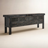 Lahey 93'' W Solid Wood Console Table